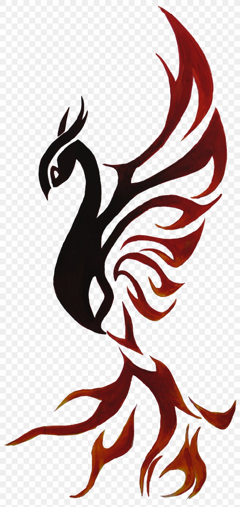 Rooster Fenghuang Phoenix Legendary Creature, PNG, 919x1936px, Rooster, Art, Beak, Bird, Chicken Download Free