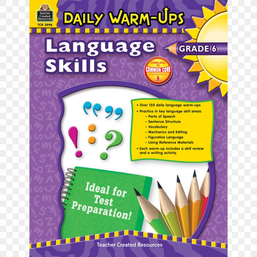 Sixth Grade Daily Language Review Grading In Education Fifth Grade Reading, PNG, 900x900px, Sixth Grade, Advertising, Area, Art Paper, Book Download Free