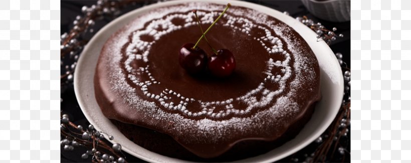 Flourless Chocolate Cake Sachertorte Chocolate Pudding, PNG, 830x330px, Chocolate Cake, Baking, Cacao Tree, Cake, Chocolate Download Free