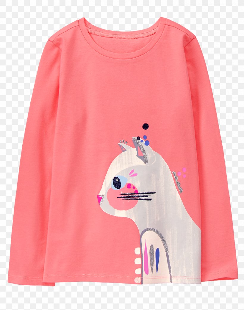 Long-sleeved T-shirt Long-sleeved T-shirt Clothing Gymboree, PNG, 1400x1780px, Watercolor, Cartoon, Flower, Frame, Heart Download Free