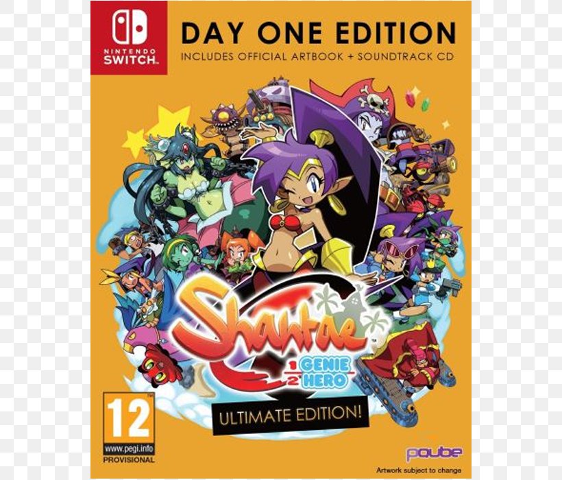 Shantae: Half-Genie Hero Nintendo Switch Shantae: Risky's Revenge PlayStation 4 Video Game, PNG, 700x700px, Shantae Halfgenie Hero, Action Figure, Downloadable Content, Fictional Character, Galgun Download Free