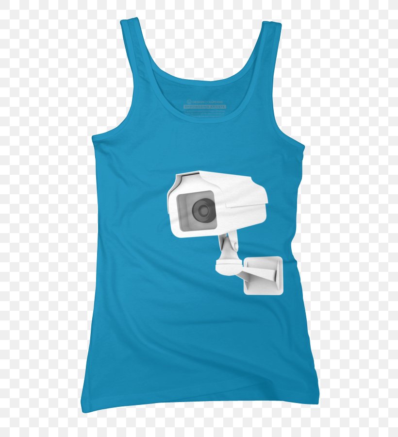 T-shirt Hoodie Sleeveless Shirt Top, PNG, 585x900px, Tshirt, Aqua, Art, Blue, Cobalt Blue Download Free