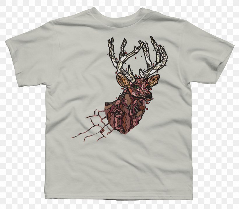 T-shirt Reindeer Sleeve Font, PNG, 1800x1575px, Tshirt, Brand, Clothing, Deer, Mammal Download Free