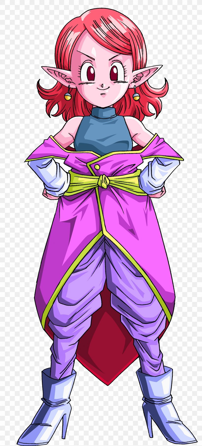 Dragon Ball Xenoverse 2 East Kaiō-shin Goku, PNG, 1708x3755px, Watercolor, Cartoon, Flower, Frame, Heart Download Free