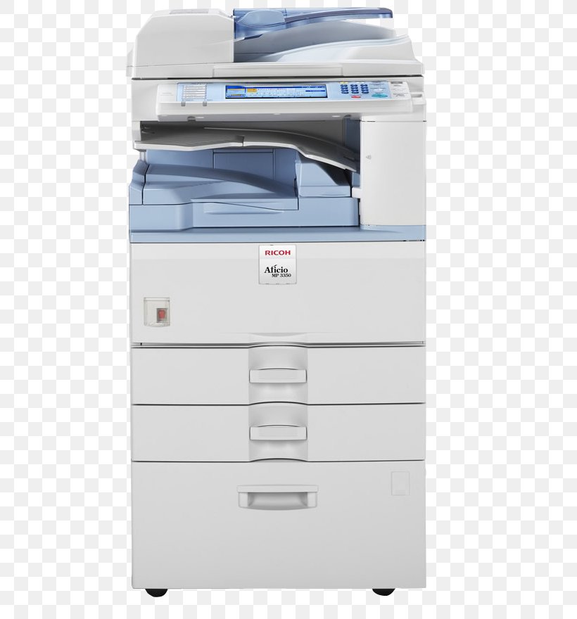 Ricoh Photocopier Multi-function Printer Xerox Canon, PNG, 546x880px, Ricoh, Canon, Drawer, Image Scanner, Laser Printing Download Free