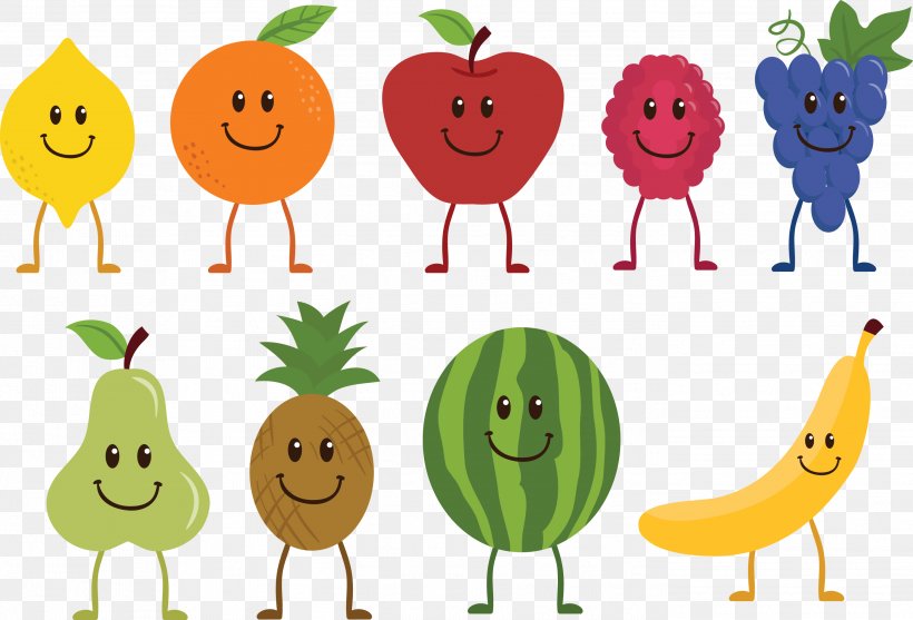 Fruit Vector Graphics Apple Lemon Illustration, PNG, 2802x1904px, Fruit, Apple, Cartoon, Citrus, Drawing Download Free