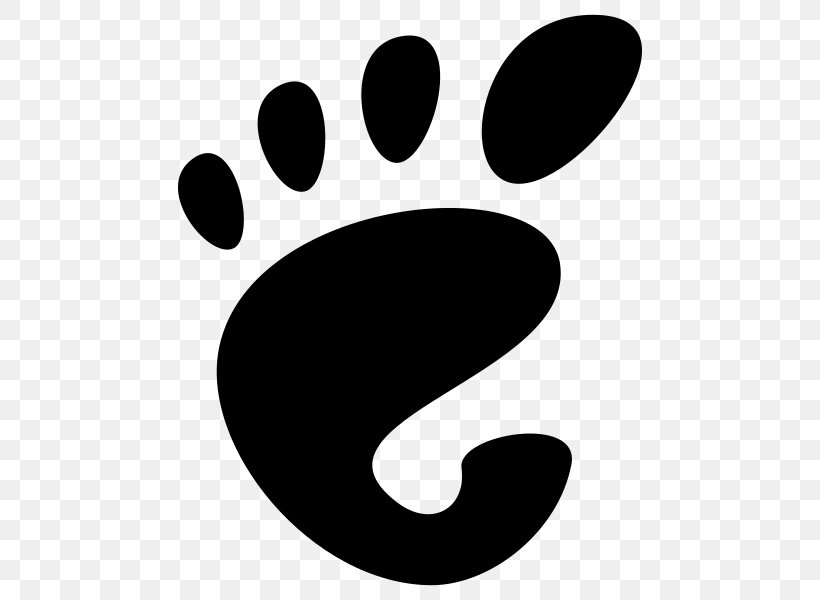 GNOME Foundation Desktop Environment Linux Logo, PNG, 600x600px, Gnome, Black, Black And White, Desktop Environment, Gnome Foundation Download Free