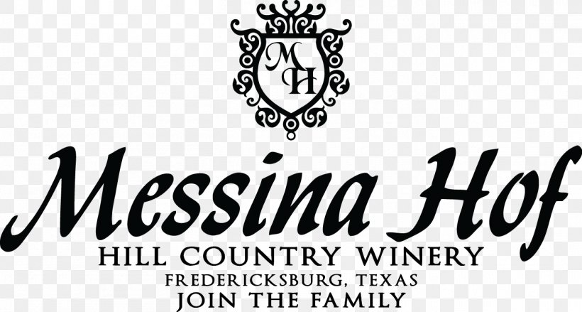 Messina Hof Grapevine Winery Messina Hof Winery Messina Hof Hill Country Common Grape Vine, PNG, 1359x729px, Wine, Black And White, Brand, Bryan, Calligraphy Download Free