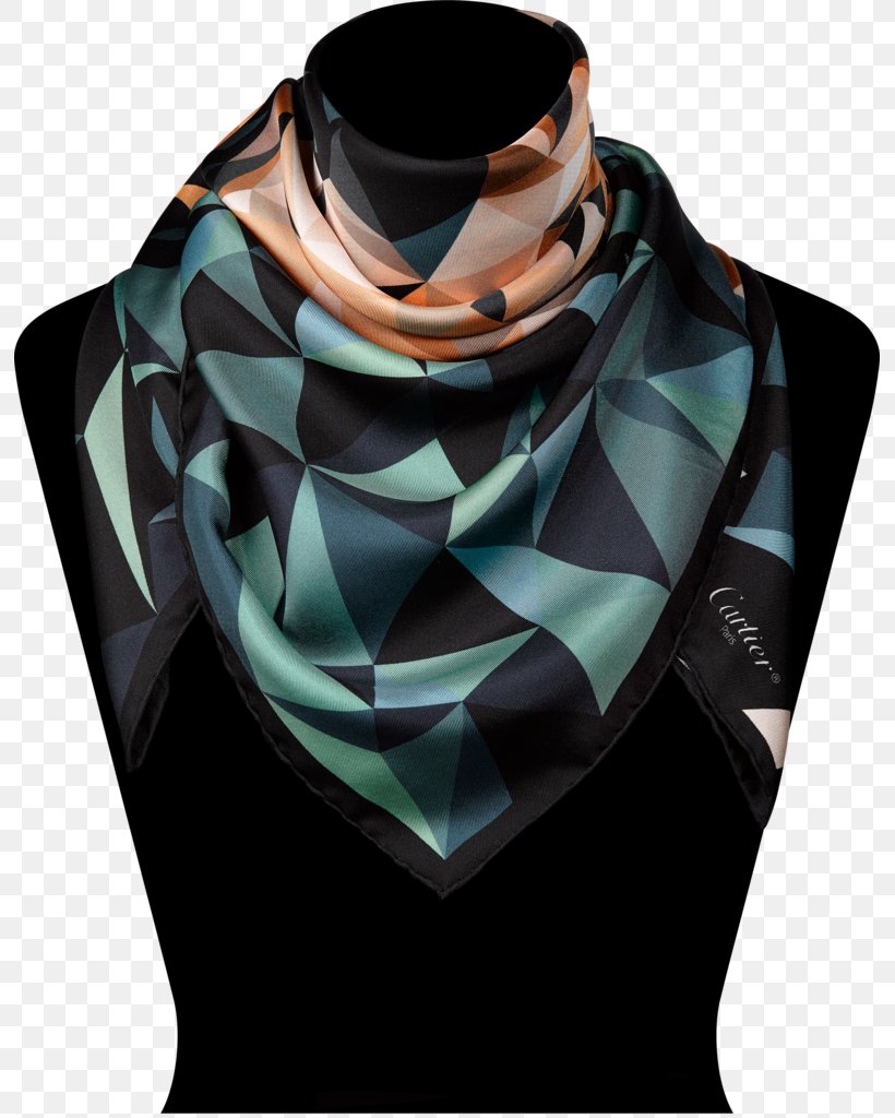 Scarf Silk Neck Van Teal, PNG, 793x1024px, Scarf, Cartier, Centimeter, Neck, Silk Download Free