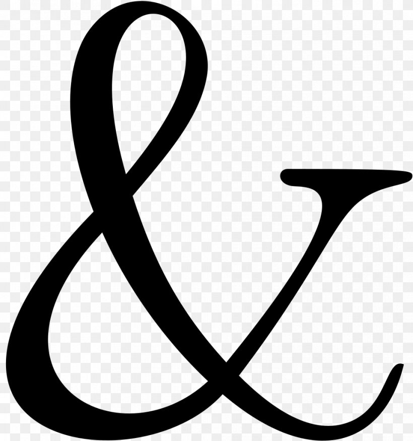 Ampersand At Sign Information Character Symbol, PNG, 959x1024px, Ampersand, Artwork, At Sign, Basic Latin, Black Download Free
