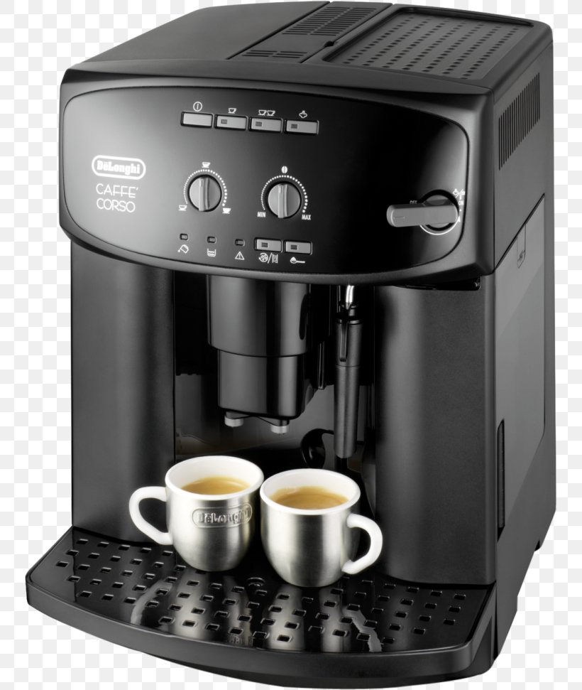 Coffeemaker Кавова машина De'Longhi Espresso, PNG, 750x971px, Coffee, Artikel, Cappuccino, Coffee Preparation, Coffeemaker Download Free