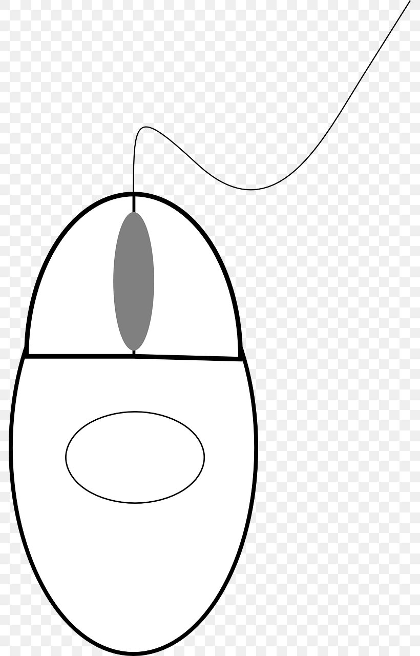 Computer Mouse Clip Art, PNG, 785x1280px, Computer Mouse, Area, Black And White, Computer, Finger Download Free