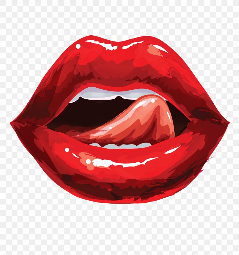 Lip Licking, PNG, 1500x1597px, Watercolor, Cartoon, Flower, Frame, Heart  Download Free