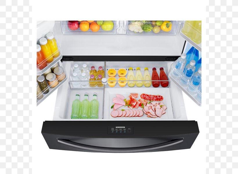 Refrigerator Samsung RF30KMEDBS Samsung RF24H Door, PNG, 800x600px, Refrigerator, Door, Drawer, Energy Star, Freezers Download Free