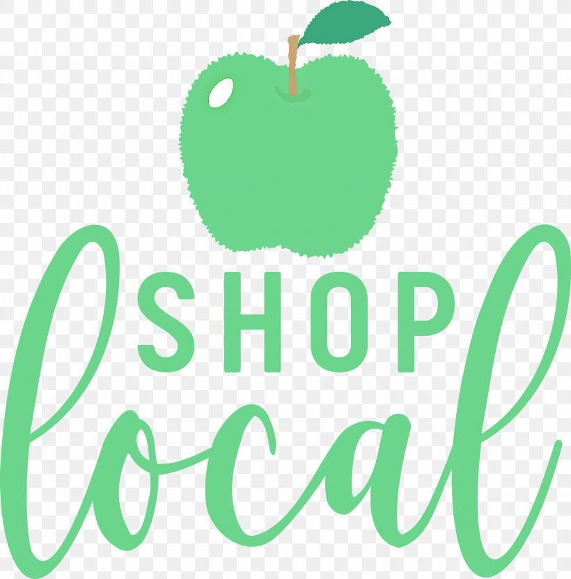 SHOP LOCAL, PNG, 2960x3000px, Shop Local, Biology, Fruit, Geometry, Green Download Free