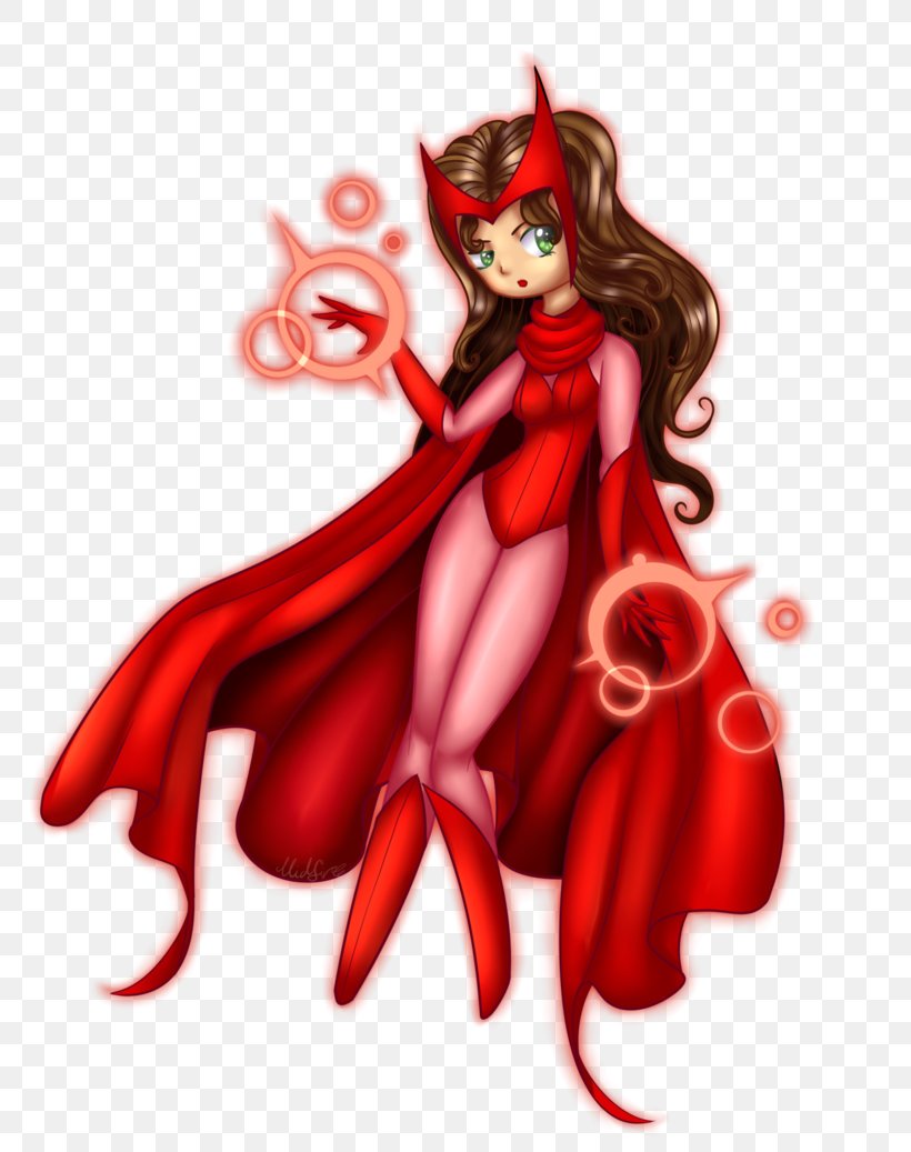 Wanda Maximoff Art Legendary Creature Supervillain, PNG, 771x1037px, Watercolor, Cartoon, Flower, Frame, Heart Download Free