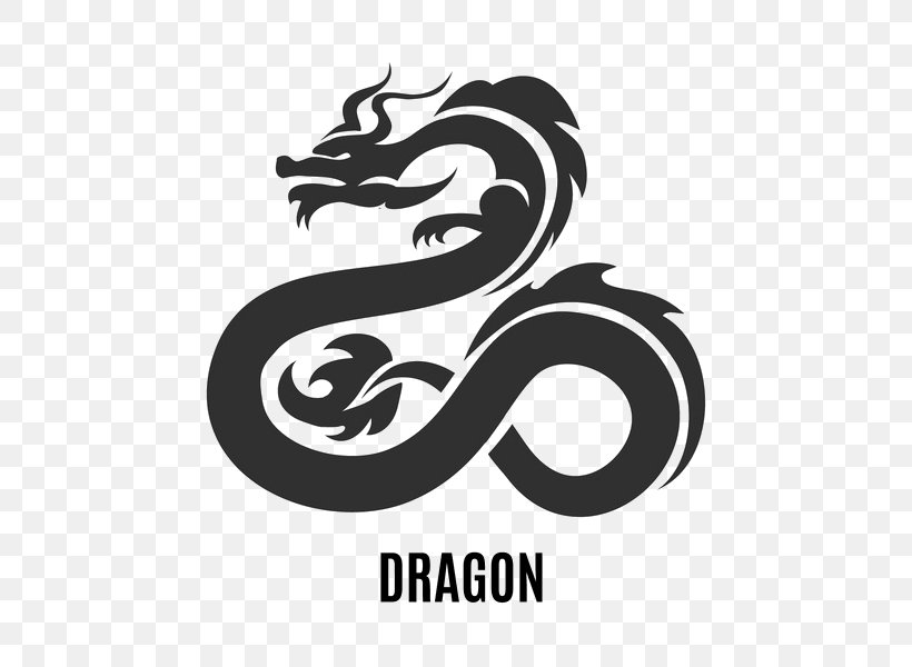 Chinese Zodiac Dragon Astrological Sign Dog, PNG, 600x600px, Chinese Zodiac, Astrological Sign, Astrology, Black And White, Brand Download Free
