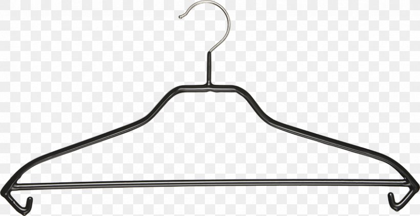 Clothes Hanger Clothing Blouse Black White, PNG, 845x436px, Clothes Hanger, Auto Part, Black, Black And White, Blouse Download Free