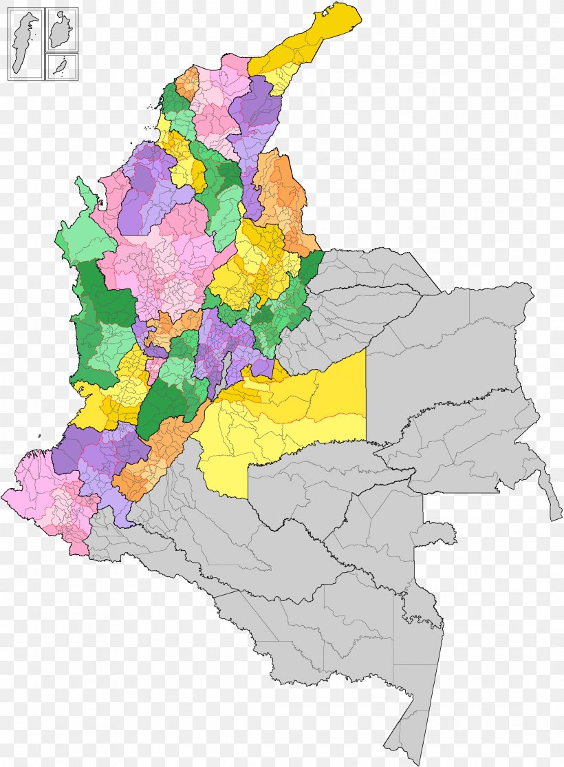 Departments Of Colombia Map Clip Art, PNG, 2166x2945px, Colombia, Area, Atlas, Departments Of Colombia, Flower Download Free