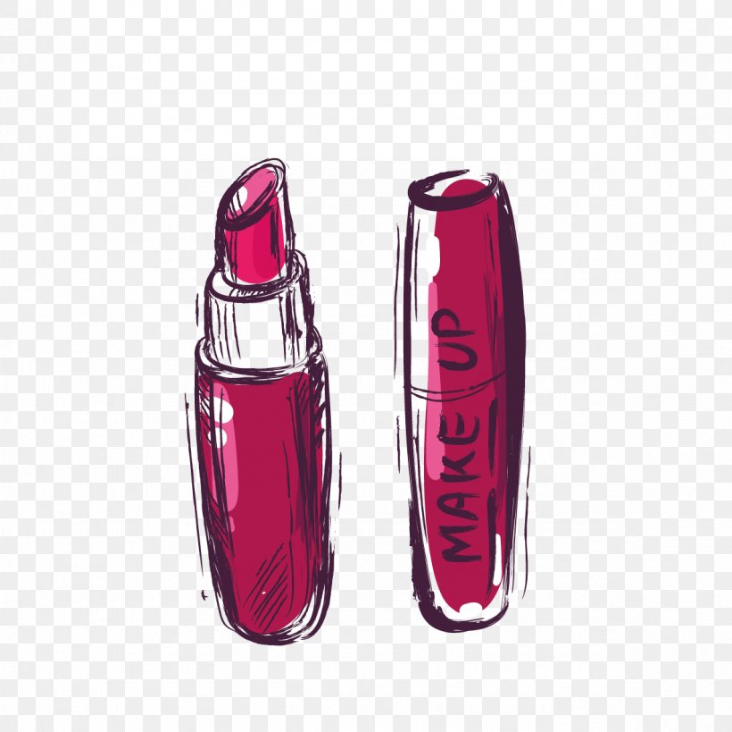 Lipstick Watercolor Painting Cosmetics, PNG, 1181x1181px, Lipstick, Bottle, Color, Cosmetics, Drawing Download Free