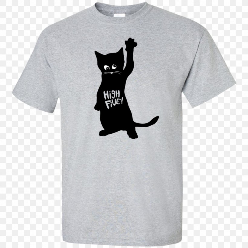 T-shirt Hoodie Neckline Sleeve, PNG, 1155x1155px, Tshirt, Black, Black Cat, Brand, Cat Download Free