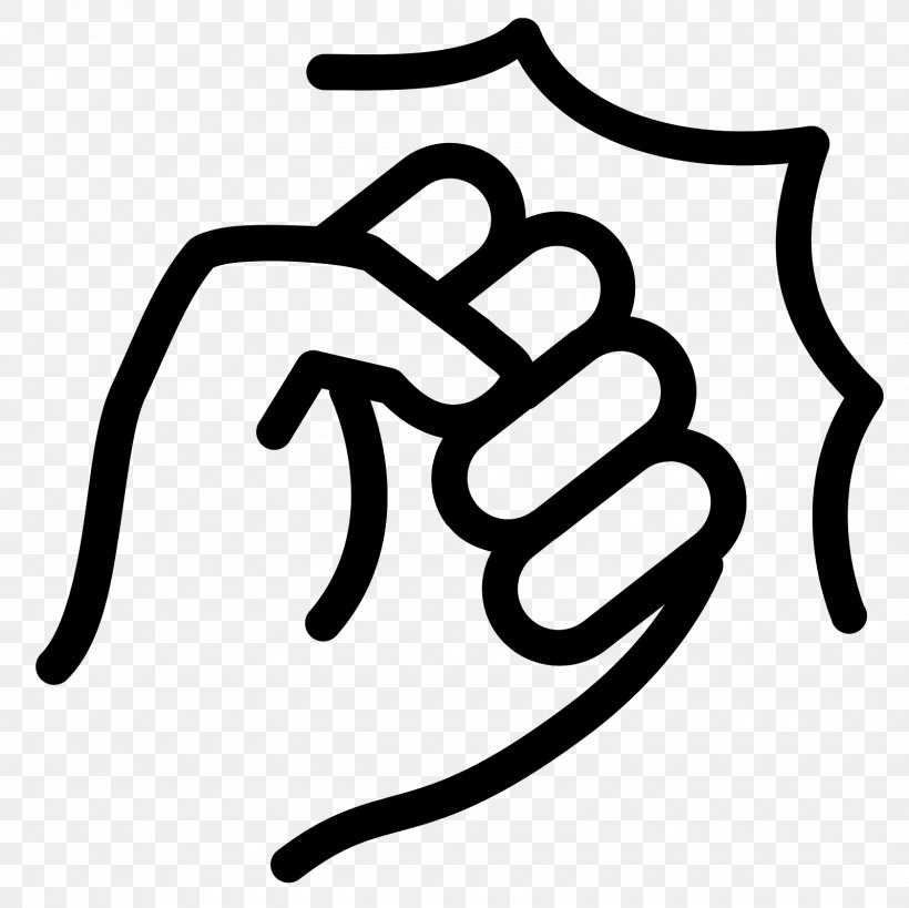 Fist Download Emoticon, PNG, 1600x1600px, Fist, Area, Black, Black And White, Emoticon Download Free