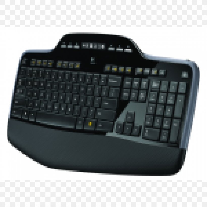 Computer Keyboard Computer Mouse Wireless Keyboard Logitech, PNG, 1000x1000px, Computer Keyboard, Azerty, Computer, Computer Component, Computer Mouse Download Free