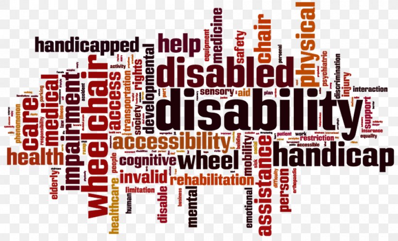 Disability Word Text Stock Illustration Vector Graphics, PNG, 1000x606px, Disability, Brand, Concept, Health, Logo Download Free
