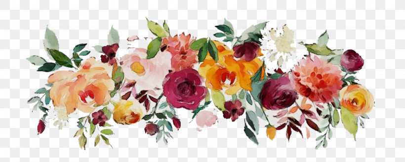 Floral Design, PNG, 1024x411px, Watercolor, Artificial Flower, Bouquet, Cut Flowers, Floral Design Download Free