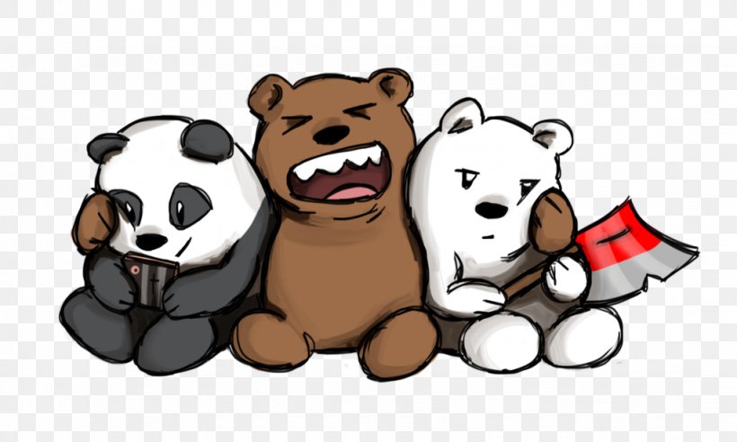 Polar Bear Cubs Giant Panda Drawing, PNG, 1023x614px, Watercolor, Cartoon, Flower, Frame, Heart Download Free