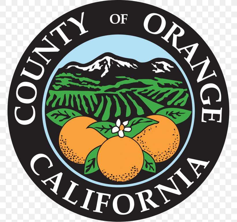 Santa Ana Fullerton Anaheim Orange County Board Of Supervisors Logo, PNG, 768x768px, Santa Ana, Anaheim, Area, Badge, Brand Download Free