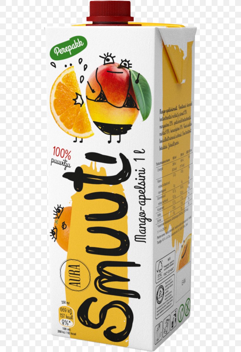 Smoothie Orange Juice Orange Juice Orange Drink, PNG, 525x1200px, Smoothie, Apple, Brand, Diet Food, Drink Download Free