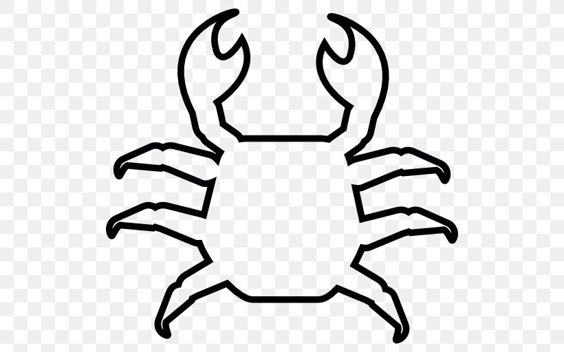 Crab Shape Aquatic Animal, PNG, 512x512px, Crab, Animal, Aquatic Animal, Artwork, Black Download Free