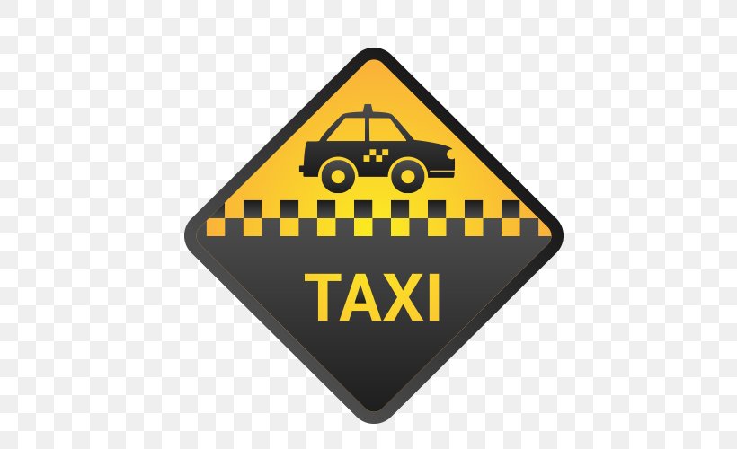 Checker Taxi Logo Yellow Cab, PNG, 500x500px, Taxi, Area, Brand, Checker Taxi, Empire State Taxi Download Free
