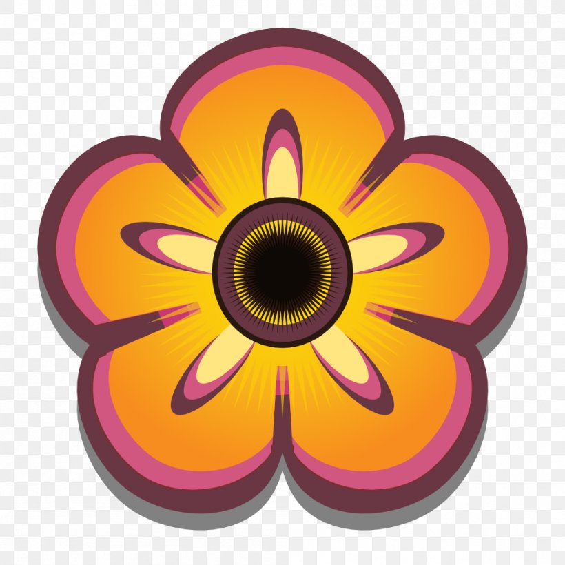 Flower Petal Clip Art, PNG, 999x999px, Flower, Color, Flowering Plant, Magenta, Petal Download Free