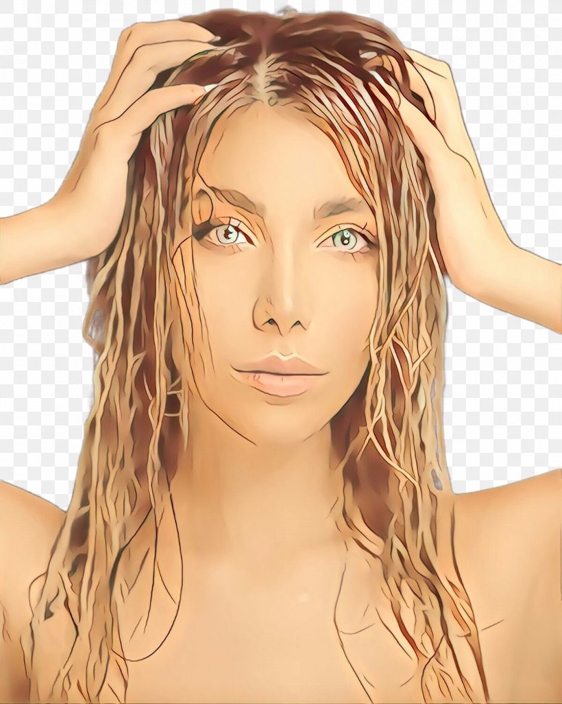Hair Face Hairstyle Eyebrow Skin, PNG, 1787x2236px, Cartoon, Beauty, Blond, Chin, Eyebrow Download Free