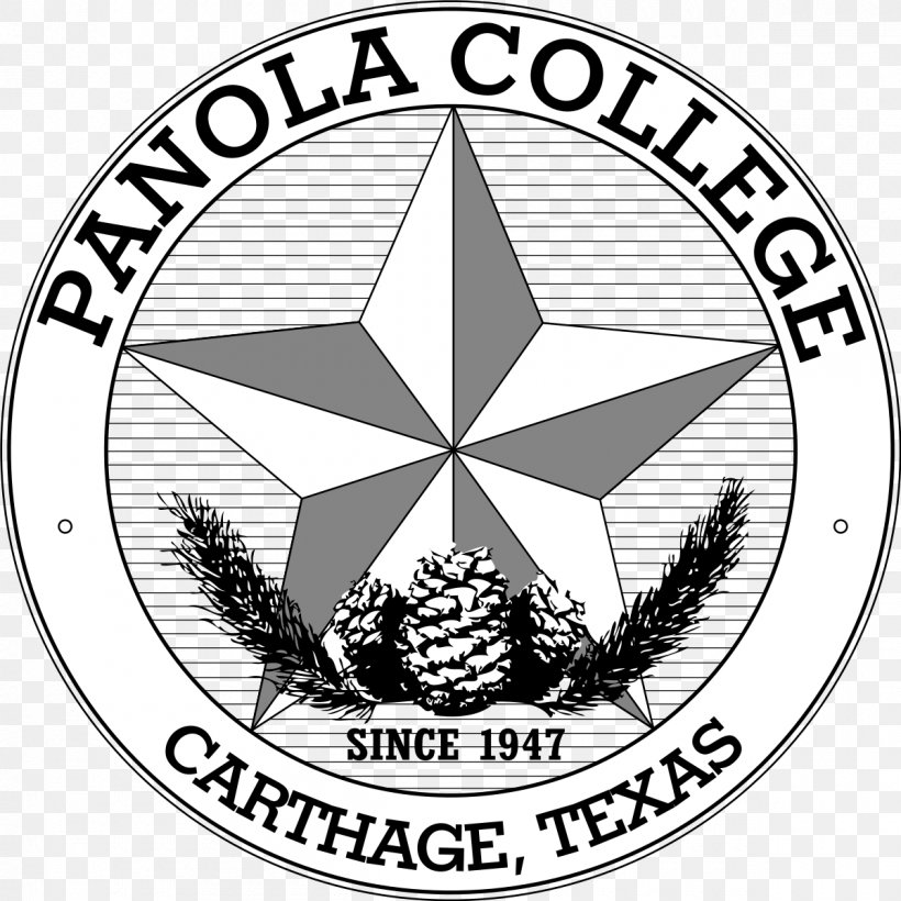 Panola College Logo Organization Emblem, PNG, 1200x1200px, Panola College, Area, Black, Black And White, Brand Download Free