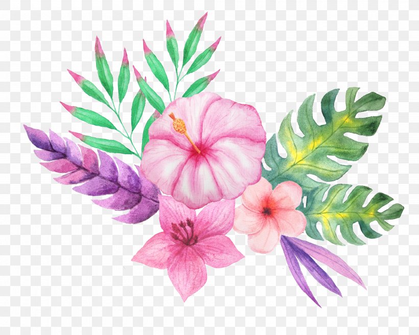 Watercolor Painting Flower Art Clip Art, PNG, 4000x3200px, Watercolor Painting, Art, Cut Flowers, Drawing, Flora Download Free