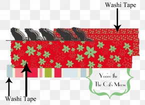 Washi Tape - Christmas Line Font PNG