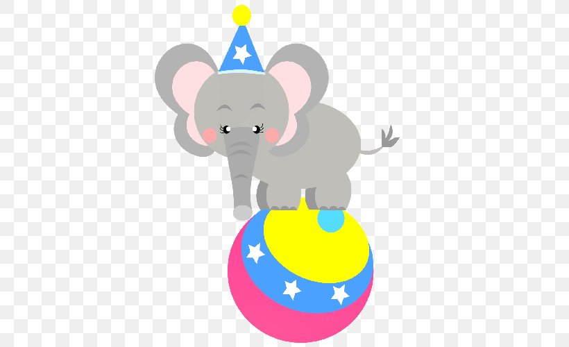 Circus Elephantidae Clowning Around, PNG, 500x500px, Circus, African Elephant, Art, Baby Toys, Cartoon Download Free