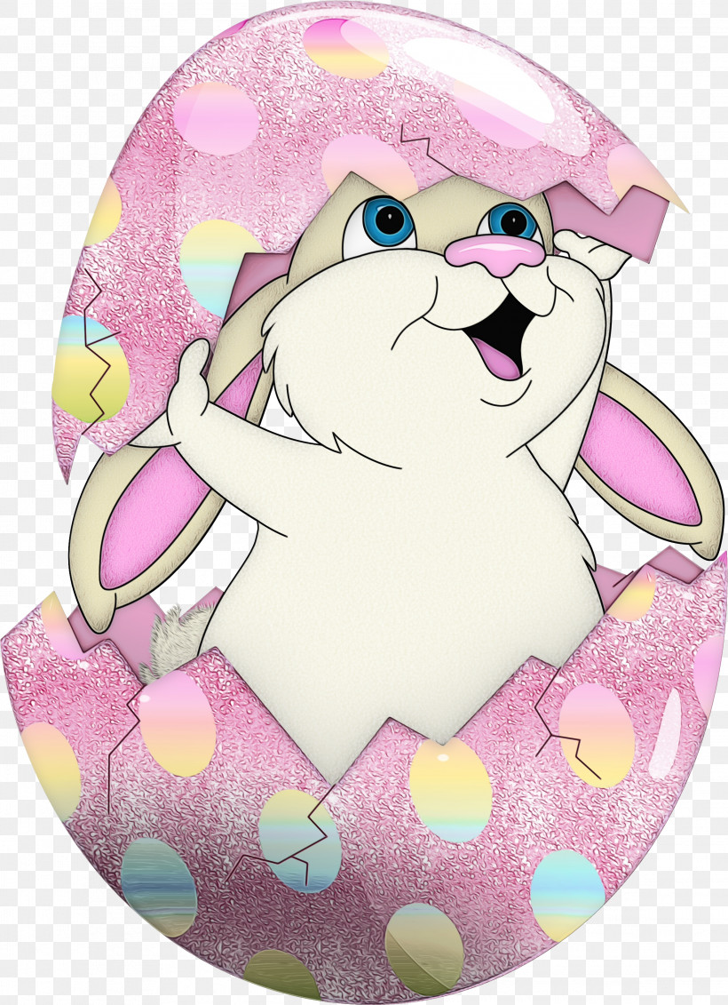 Easter Bunny, PNG, 2290x3160px, Watercolor, Cartoon, Easter Bunny, Easter Egg, Paint Download Free