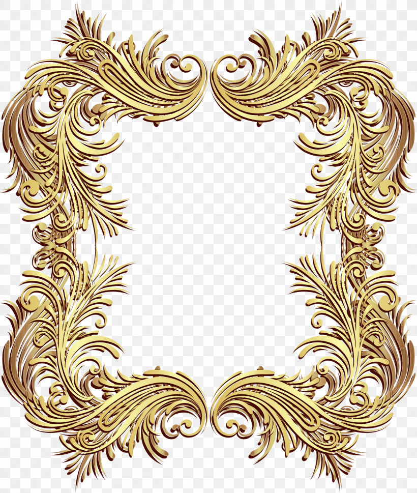 01504 Pattern Brass, PNG, 2537x3000px, Watercolor, Brass, Paint, Wet Ink Download Free