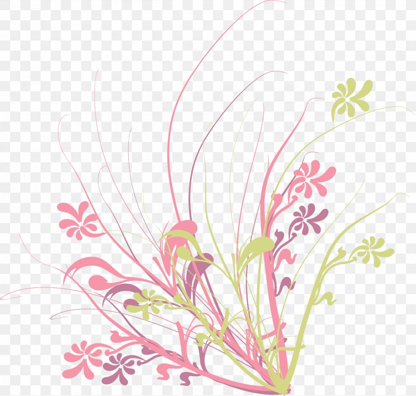Pink Flower Cartoon, PNG, 2479x2364px, Doodle, Drawing, Floral Design, Flower, Idea Download Free