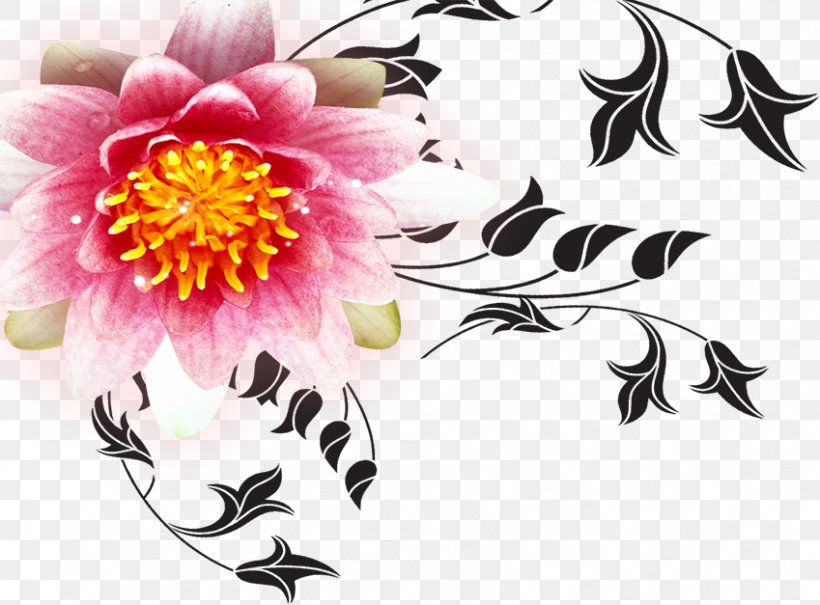 Poster Red Flower, PNG, 849x627px, Poster, Chrysanths, Dahlia, Flora, Floral Design Download Free