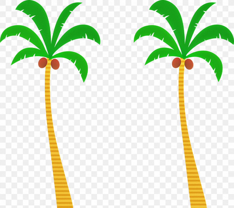 Palm Trees, PNG, 3000x2670px, Palm Tree, Adonidia, Beach, Bud, Cartoon Tree Download Free
