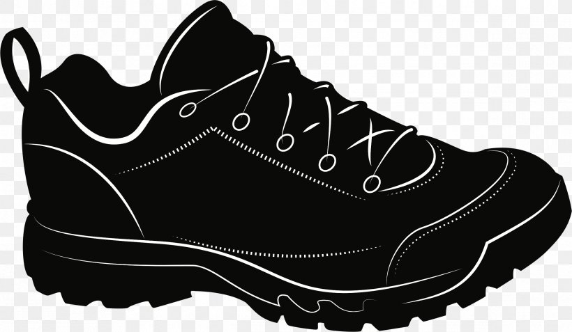 Slipper Sneakers Clip Art Shoe High-top, PNG, 2383x1388px, Slipper, Athletic Shoe, Black, Black And White, Boot Download Free