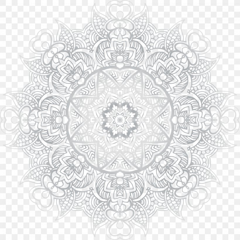White Textile Circle Pattern, PNG, 2201x2201px, White, Black, Black And White, Line Art, Monochrome Download Free