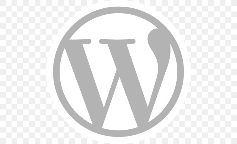 WordPress.com Web Hosting Service Blog, PNG, 500x500px, Wordpress, Black And White, Blog, Brand, Domain Name Download Free