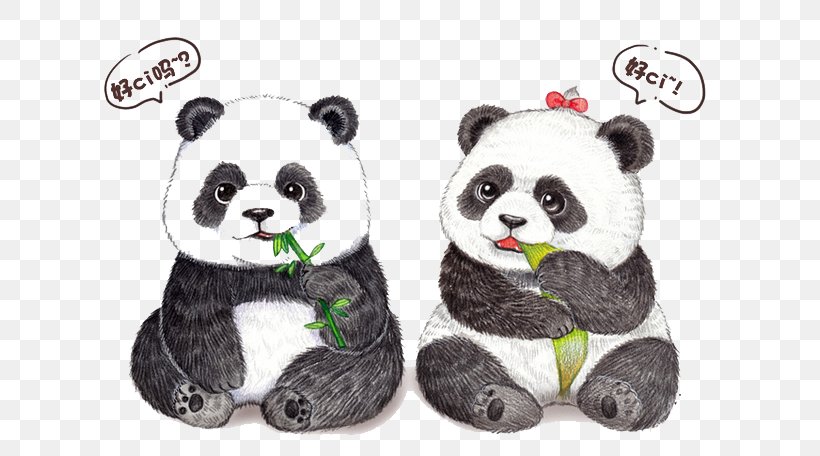 Giant Panda Cartoon Cuteness, PNG, 658x456px, Giant Panda, Animation, Bear, Cartoon, Color Download Free