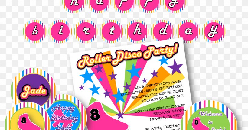 Roller Skating Roller Disco Ice Skating Roller Derby Etsy, PNG, 1200x630px, Roller Skating, Area, Banner, Birthday, Disco Download Free